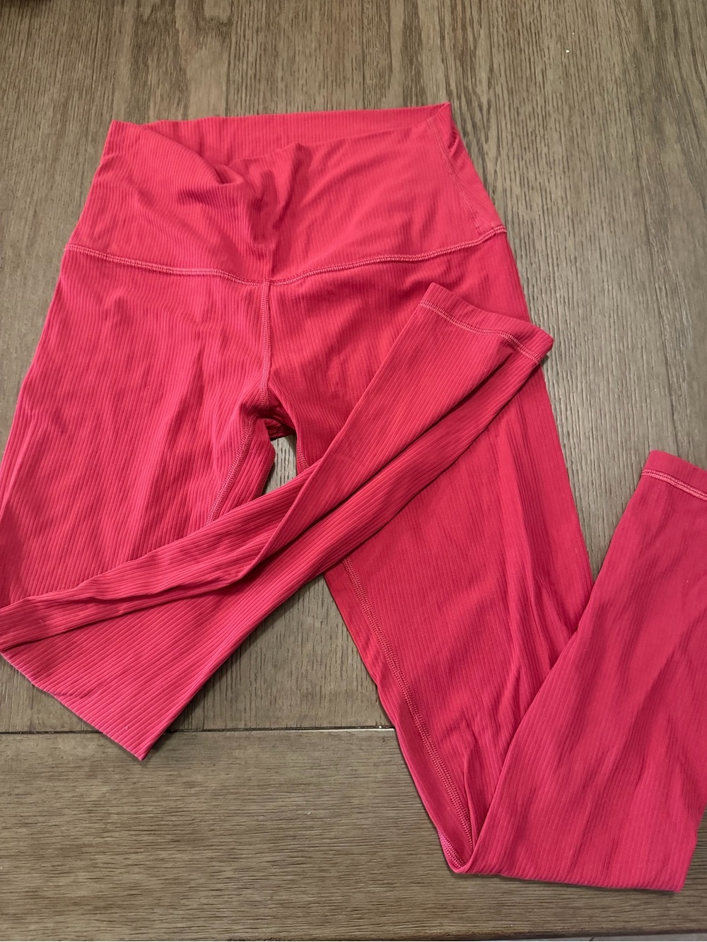 lululemon athletica Align Ribbed Leggings - Bright Pink purple (Rose) sz 6